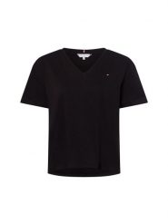 Tommy Hilfiger Koszulka Kobiety Bawełna czarny, XS. Czarne t-shirty damskie Tommy Hilfiger, xs, bez wzorów, z bawełny, bez kołnierzyka. Za 139.95 zł.