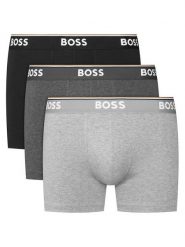 BOSS Komplet bokserek 50475282 Szary. Szare bokserki męskie Boss, bez wzorów, z bawełny. Za 209.99 zł.