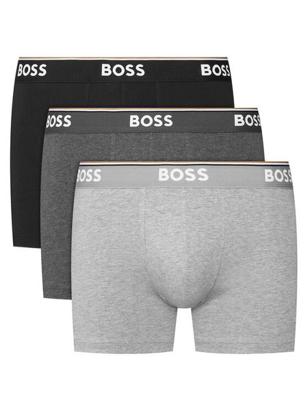 BOSS Komplet bokserek 50475282 Szary. Szare bokserki męskie Boss, bez wzorów, z bawełny. Za 209.99 zł.