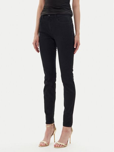 Guess Jeansy W4BA34 D4PZ1 Czarny Skinny Fit. Czarne jeansy damskie Guess. Za 339.99 zł.