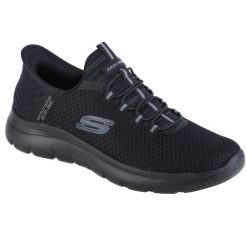 Buty sportowe Sneakersy męskie, Skechers Summits - High Range Slip-Ins. Czarne buty sportowe na co dzień męskie Skechers, z gumy, bez zapięcia, trekkingowe. Za 299.00 zł.