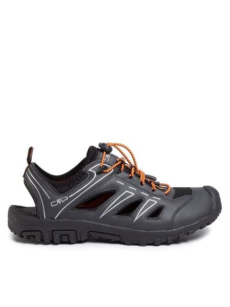 CMP Sandały Aquarii 2.0 Hiking Sandal 30Q9647 Czarny. Czarne sandały męskie CMP, ze skóry, bez zapięcia. Za 229.99 zł.
