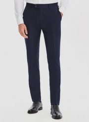 PAKO LORENTE - Spodnie garniturowe w subtelną kratę. Spodnie wizytowe męskie Pako Lorente, z poliesteru. Za 799.99 zł.