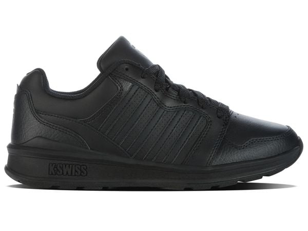 Buty sportowe RIVAL TRAINER (99078-029-M). Czarne buty sportowe na co dzień damskie K-Swiss, bez wzorów, na fitness i siłownię. Za 189.00 zł.