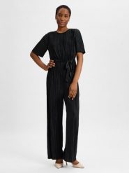 Nümph Kombinezon - Nucassy Kobiety czarny, M. Czarne kombinezony damskie Nümph, m, bez wzorów, eleganckie, bez kołnierzyka, bez ramiączek. Za 229.95 zł.