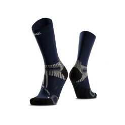 Skarpetki X-Socks Perform Merino Crew. Niebieskie skarpetki damskie X-Socks, bez wzorów, z wełny. Za 172.50 zł.