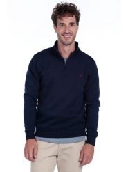 The Time of Bocha Bluza w kolorze granatowym rozmiar: XXL. Niebieskie bluzy bez kaptura męskie The Time of Bocha, xxl, z bawełny. Za 143.56 zł.