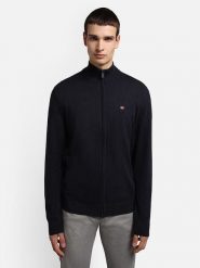 Napapijri Kardigan "Decatur" w kolorze granatowym rozmiar: S. Niebieskie kardigany męskie Napapijri, s, bez wzorów, bez kołnierzyka. Za 83.42 zł.