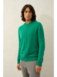 AUTHENTIC CASHMERE Kaszmirowy kardigan "Neurre" w kolorze zielonym rozmiar: XXL. Zielone kardigany męskie AUTHENTIC CASHMERE, xxl, bez wzorów, z kaszmiru, bez kołnierzyka. Za 457.95 zł.