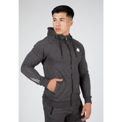 Payette Bluza z kapturem zapinana na suwak - Czarny. Czarne bluzy sportowe męskie GORILLA WEAR, bez wzorów, sportowe, bez kołnierzyka, bez ramiączek. Za 297.00 zł.