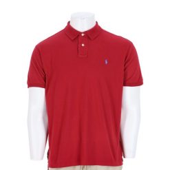 Second life - Koszulka polo męska czerwony Polo Ralph Lauren - Stan bardzo dobry. Czerwone koszulki polo męskie Ralph Lauren, l, z materiału, bez ramiączek, na golfa. Za 127.76 zł.
