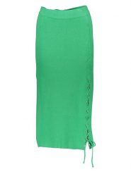 Miss goodlife Spódnica w kolorze zielonym rozmiar: XL. Zielone spódniczki damskie miss goodlife, xl, bez wzorów, midi, proste. Za 79.03 zł.