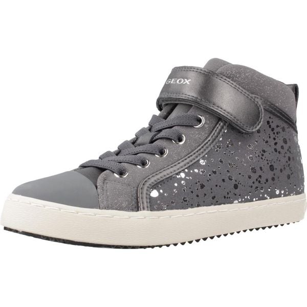 Buty GEOX J KALISPERA GIRL Szary. Szare obuwie treningowe damskie Geox, na fitness i siłownię. Za 189.99 zł.