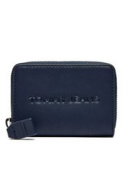 Tommy Jeans Portfel Tjw Ess Must Small Za AW0AW16387 Granatowy. Niebieskie portfele damskie Tommy Jeans, bez wzorów, z jeansu. Za 159.99 zł.