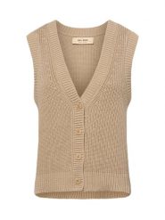 MOS MOSH kamizelka z dzianiny - MMKirby Kobiety Bawełna brązowy, XS. Brązowe kamizelki damskie Mos Mosh, xs, z bawełny. Za 229.95 zł.