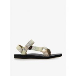 Sandały turystyczne damskie Teva Original Universal Sunscape. Zielone obuwie trekkingowe damskie Teva, bez wzorów, bez obcasa. Za 235.99 zł.