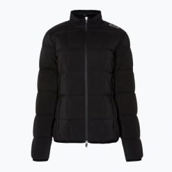 Kurtka damska EA7 Emporio Armani Golf Pro Light Padded. Czarne golfy damskie EA7 Emporio Armani, l, bez wzorów, z elastanu, bez ramiączek. Za 799.99 zł.