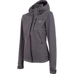 Softshell damski SFD003 - ciemny szary melanż. Szare kurtki softshell damskie 4f, m, bez wzorów, z softshellu, z kapturem. W wyprzedaży za 149.99 zł.