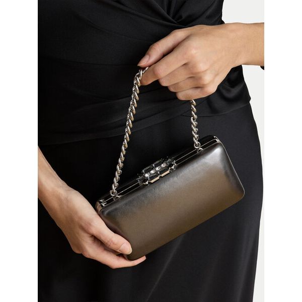 Torebka LAUREN RALPH LAUREN. Szare torebki klasyczne damskie Lauren Ralph Lauren, bez wzorów, bez dodatków. Za 1,429.00 zł.
