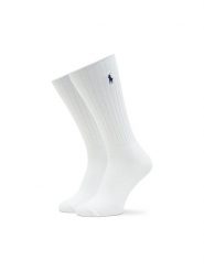 Polo Ralph Lauren Skarpety długie 449876014003 Biały. Białe skarpetki męskie Polo Ralph Lauren, bez wzorów, z bawełny. Za 59.99 zł.