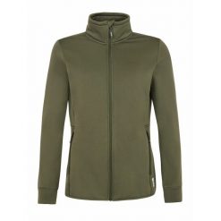 Damska bluza z zamkiem błyskawicznym Protest PRTOYDEN. Zielone bluzy bez kaptura damskie Protest, na zimę, bez wzorów, bez ramiączek, bez kaptura. Za 306.10 zł.