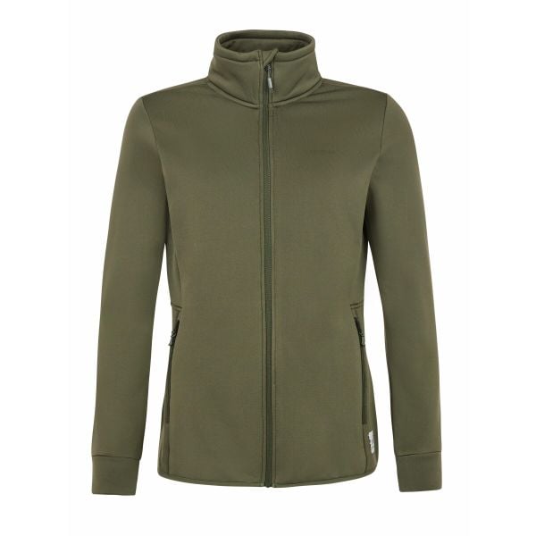 Damska bluza z zamkiem błyskawicznym Protest PRTOYDEN. Zielone bluzy bez kaptura damskie Protest, na zimę, bez wzorów, bez ramiączek, bez kaptura. Za 306.10 zł.