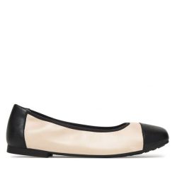 Baleriny Caprice. Brązowe baleriny damskie Caprice, bez wzorów, bez obcasa. Za 339.99 zł.