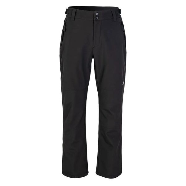 Męskie Wodoodporne Spodnie Margot Softshell. Czarne spodnie materiałowe męskie MARTES ESSENTIALS, bez wzorów, z elastanu. Za 157.99 zł.