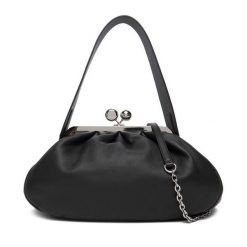 Torebka Weekend Max Mara. Niebieskie torebki klasyczne damskie Weekend Max Mara, bez wzorów, wizytowe, bez kołnierzyka, bez ramiączek. Za 1,839.00 zł.