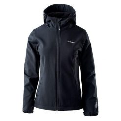Damska Kurtka Softshell Caria II. Czarne kurtki damskie Hi-tec, l, bez wzorów, z softshellu, bez kaptura. Za 219.99 zł.