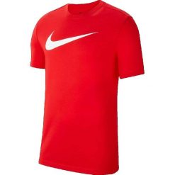 Koszulka Nike Park 20 Czerwona. Czerwone topy sportowe damskie Nike, bez wzorów, z poliesteru, bez ramiączek. Za 114.26 zł.
