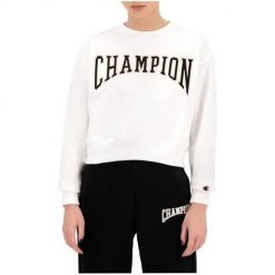 Bluza sportowa damska Champion Collegiate Logo Blend Cropped. Białe bluzy bez kaptura damskie CHAMPION, s. Za 231.00 zł.