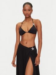 Guess Góra od bikini E5GJ23 KC692 Czarny. Czarne bikini damskie Guess, z aplikacjami. Za 199.99 zł.
