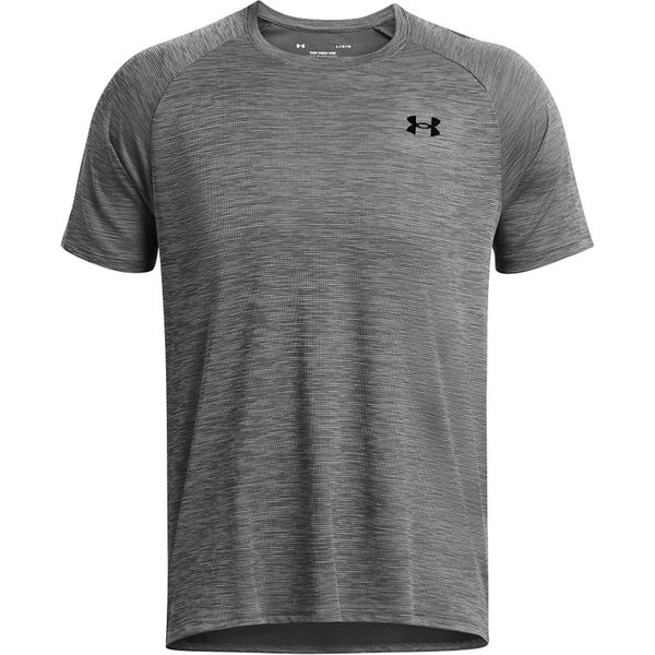 T-Shirt Under Armour Tech Textured. Czarne t-shirty męskie Under Armour, m, bez wzorów, z materiału, bez kołnierzyka. Za 154.16 zł.