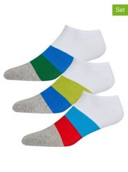 DKNY Skarpety (3 pary) w kolorze białym ze wzorem rozmiar: 40-45. Białe skarpetki męskie DKNY, bez wzorów. Za 33.45 zł.