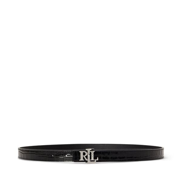 Pasek LAUREN RALPH LAUREN. Czarne paski damskie Lauren Ralph Lauren, bez wzorów. Za 469.99 zł.