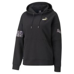 Bluza sportowa damska Puma 67444601. Czarne bluzy sportowe damskie Puma, na zimę, m. Za 403.00 zł.