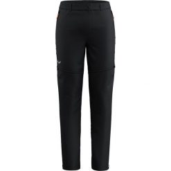 Spodnie turystyczne 2 w 1 Salewa Puez Talveno DST. Czarne szorty męskie Salewa, na lato, bez wzorów, z materiału, klasyczne. Za 429.99 zł.