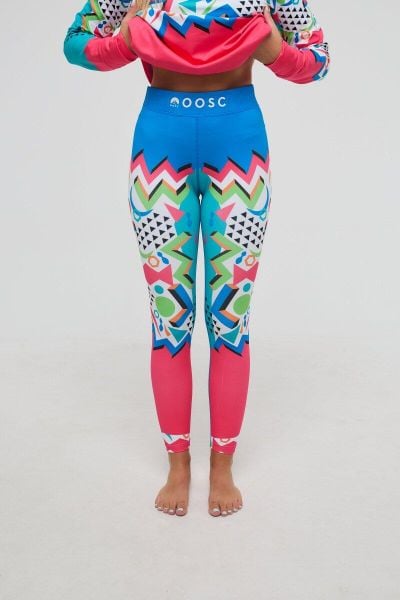 Legginsy termoaktywne - Nuts Cracker damskie. Pomarańczowe bielizna termoaktywna damska OOSC, s, bez wzorów, z materiału. Za 269.99 zł.