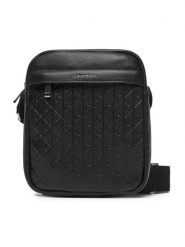 Calvin Klein Saszetka Emblem Emboss Reporter LV04D3204G Czarny. Czarne saszetki męskie CALVIN KLEIN, ze skóry. Za 289.99 zł.