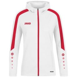 Damska bluza dresowa z kapturem Jako Power. Białe bluzy z kapturem damskie Jako, z dresówki. Za 291.00 zł.