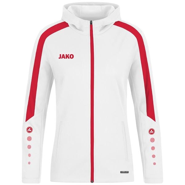 Damska bluza dresowa z kapturem Jako Power. Białe bluzy z kapturem damskie Jako, z dresówki. Za 350.00 zł.