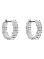 Swarovski Kolczyki Matrix 5733397 Srebrny. Szare kolczyki damskie Swarovski, metalowe. Za 489.99 zł.