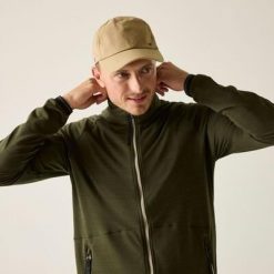 Męska bluza polarowa Malton z zamkiem błyskawicznym i marlowym wykończeniem. Zielone bluzy bez kaptura męskie Regatta, m, z bawełny. Za 399.99 zł.