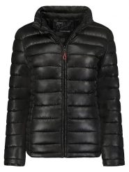 Geographical Norway Kurtka pikowana "Annecy" w kolorze czarnym rozmiar: XXL. Czarne kurtki damskie Geographical Norway, xxl, bez wzorów, bez kaptura. Za 114.17 zł.