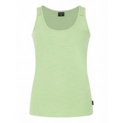 Damski tank top Protest Prtimpulse. Zielone topy damskie Protest, bez wzorów, bez kołnierzyka. Za 152.50 zł.