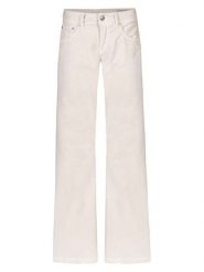 Herrlicher Spodnie sztruksowe "Edna" w kolorze kremowym rozmiar: W31/L34. Brązowe spodnie materiałowe damskie Herrlicher, bez wzorów, z bawełny, klasyczne. Za 202.98 zł.