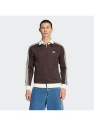 Adidas Bluza adicolor Classic KE1665 Brązowy Slim Fit. Brązowe bluzy bez kaptura męskie Adidas, m, z bawełny. Za 329.99 zł.