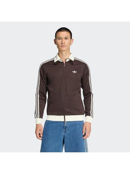 Adidas Bluza adicolor Classic KE1665 Brązowy Slim Fit. Brązowe bluzy bez kaptura męskie Adidas, m, z bawełny. Za 329.99 zł.