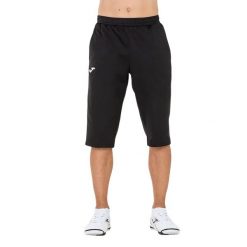 Męskie Bermudy 3/4. Czarne szorty męskie Joma, bez wzorów, z materiału. Za 150.99 zł.